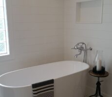 stand alone tub